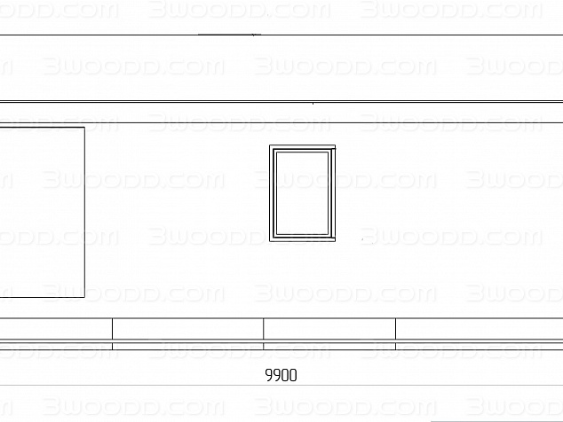 3055 - каркасный одноэтажный барнхаус с двумя спальнями
