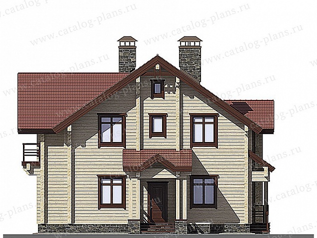 1260 - Большой двухэтажный комфортабельный дом из клееного бруса