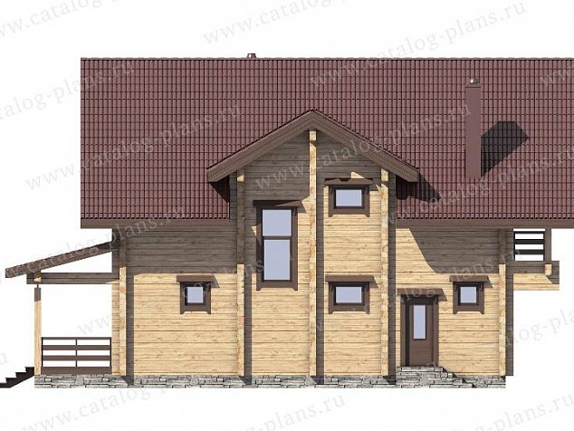 1373-1 - Комфортабельный двухэтажный дом из клееного бруса