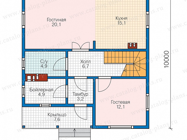 1394 - Финский каркасный дом для семьи с гостевой комнатой